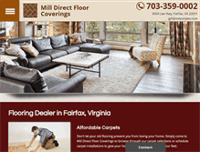 Tablet Screenshot of flooringfairfaxva.com